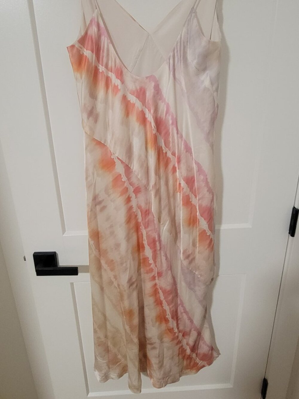 AllSaints Melody Marea Silk-Blend Slip Dress - Picture 4 of 8